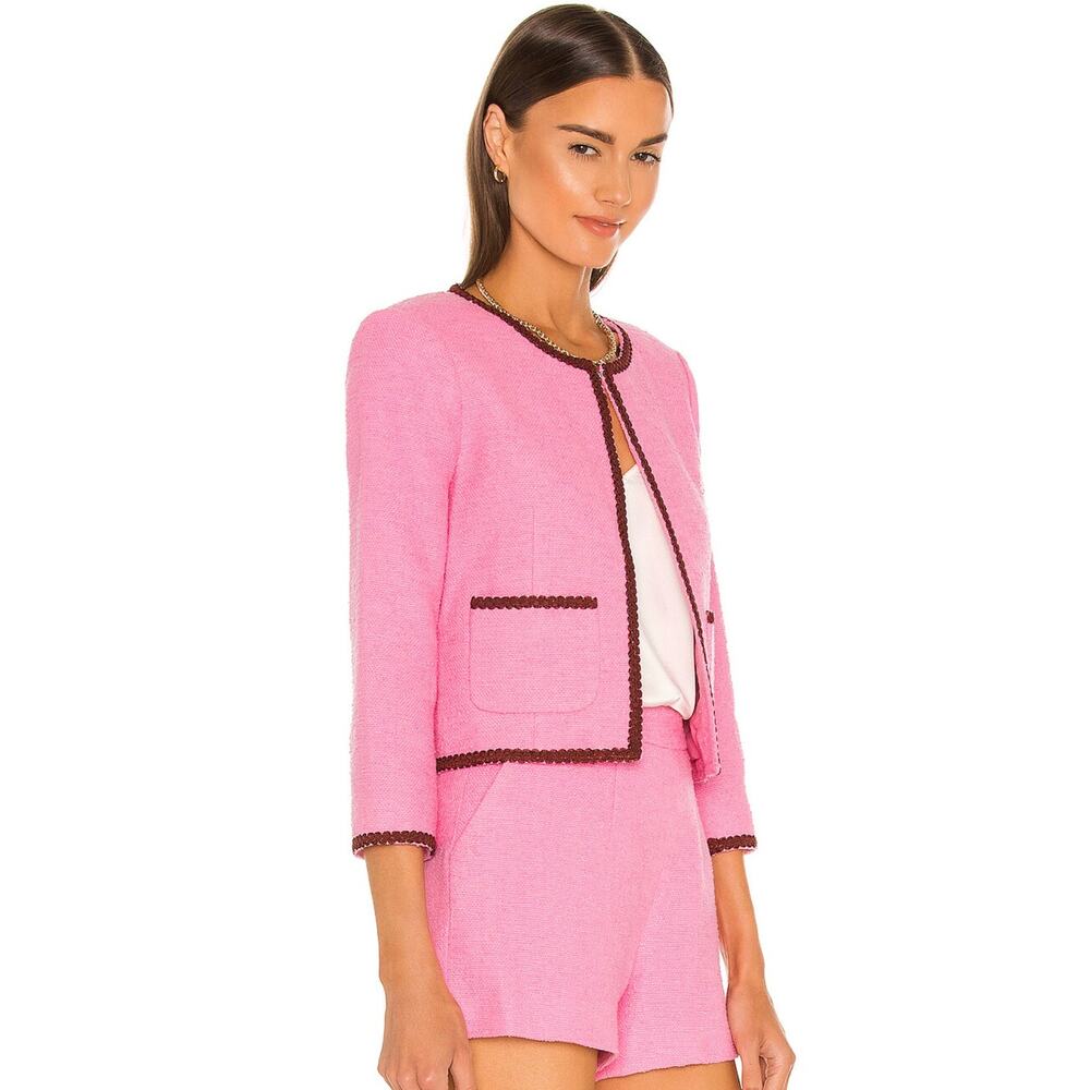L'Agence Alexandria Cropped Jacket size 2